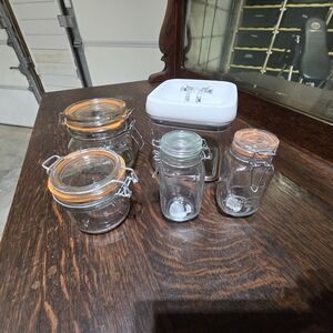 Glass Jars & Canister, Jars/ Clamp Lids, Canister/ Better Homes And Garden